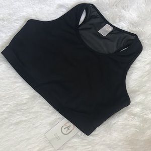 JustFab Active Black Sports Bra | NWT